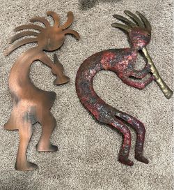Kokopelli Metal Wall Decor