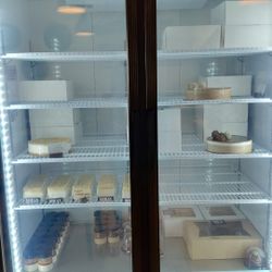 Double Glass Door Reach-In Freezer 