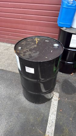 Metal Barrel, Metal Drum, 55 gallon