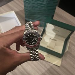 Rolex GMT-Master II Pepsi Oystersteel Jubilee Men's Watch