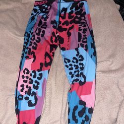 Blue and pink PSD leggings #leggings