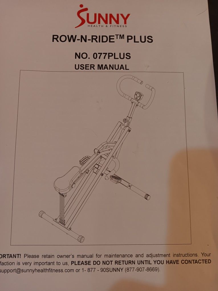 Sunny Row N Ride Plus Assisted Squat Machine