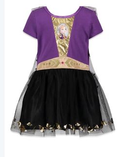 Disney Frozen Anna Girls Costume Dress