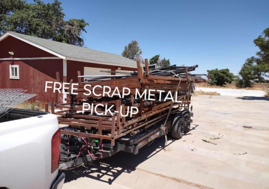 METAL SCRAP PICK UP FREE //RECOJO CHATARRA METAL GRATIS ..