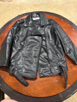 Boys Faux Leather Moto Jacket 🖤