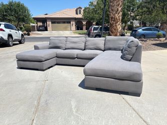 Gray Sectional Couch - Free Delivery