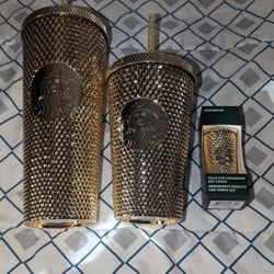 Brand New Limited Edition Starbucks Tumblers And Keychain/Ornament