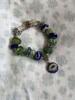Handmade pandora style bracelet
