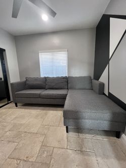 Sectional Couch Gray