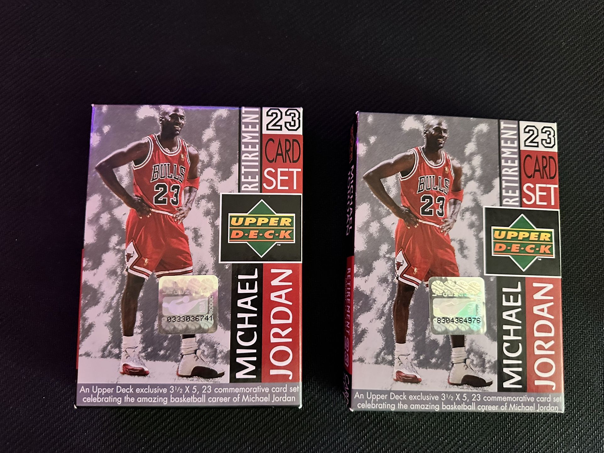 Michael Jordan Retirement Set 2 Boxes