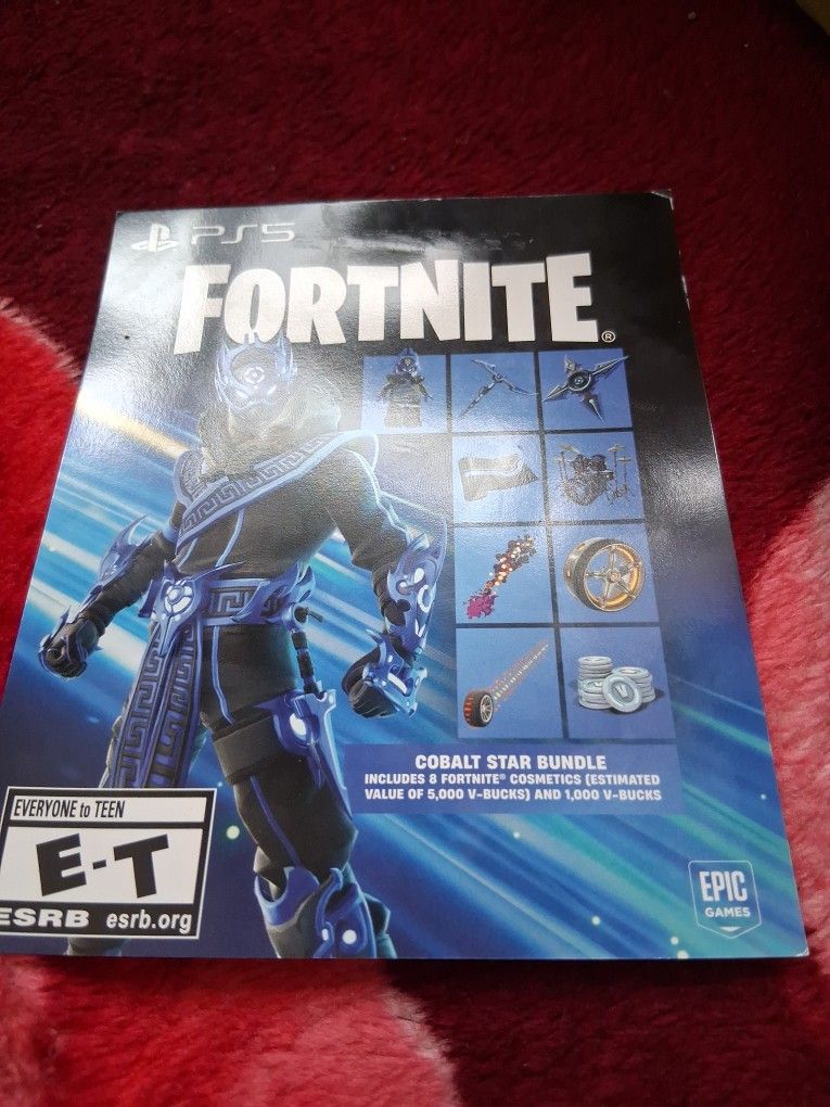 Cobalt Star Bundle Ps5 Exclusive Fortnite Skin