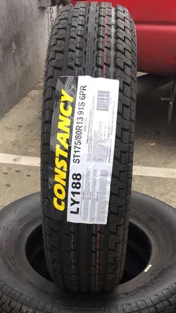 BRAND NEW ST175/80/13/ CONSTANCY LY188 6PLY TIRES!!!!