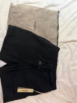 LG black essentials fear of god shorts