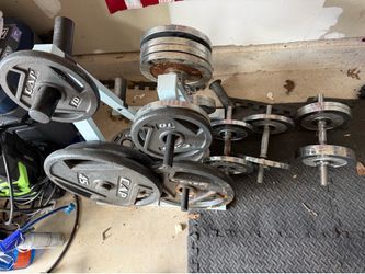 HB 600 phoenix weight bench and weights