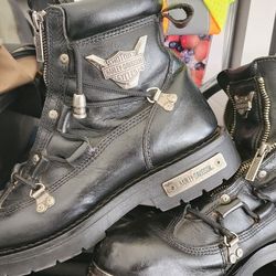 Genuine Harley Davidson Riding Boots. Unisex, Size 8 1/2