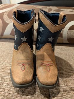 Toddler Boots Western Style, USA, 4th Of July