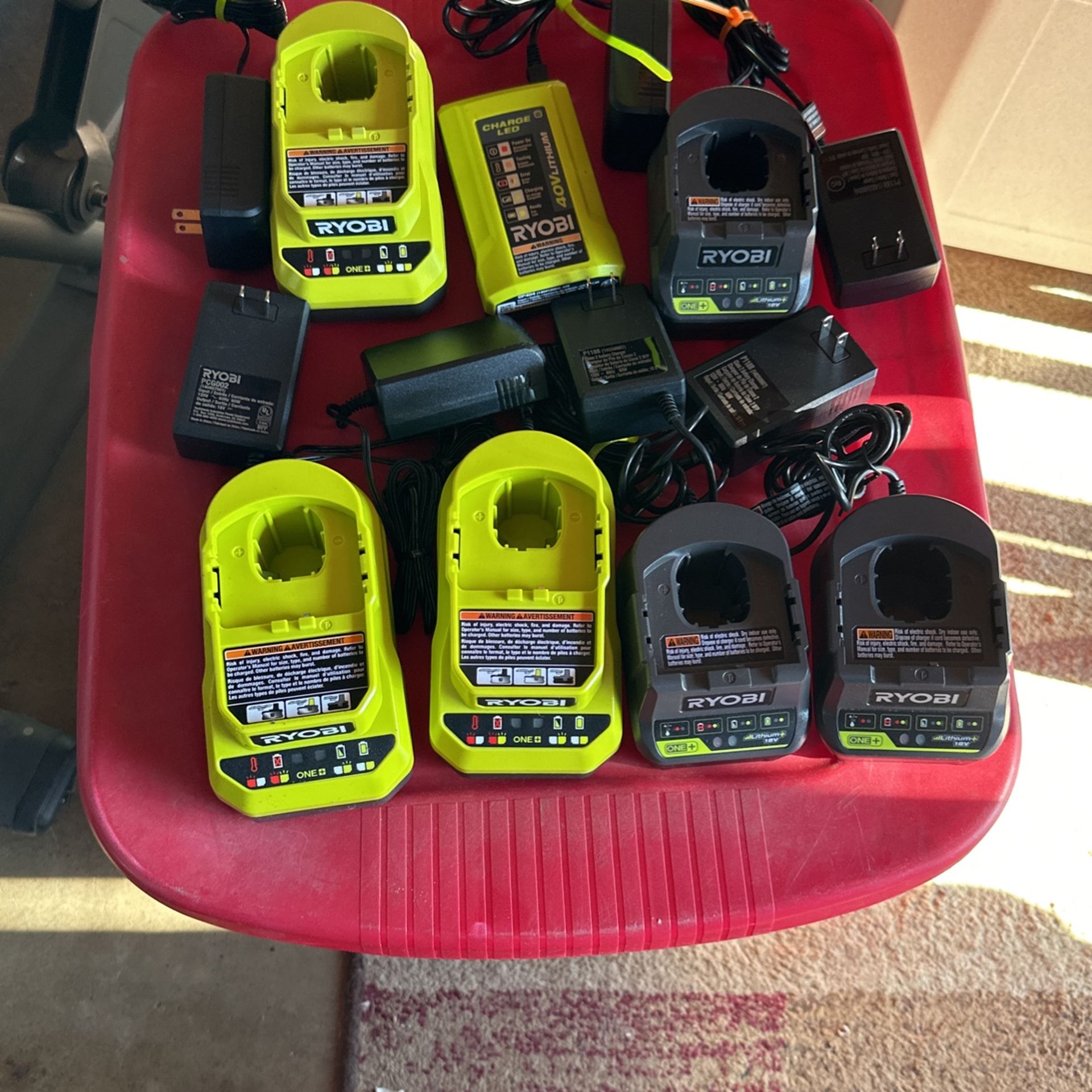 Ryobi Chargers