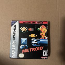 Metroid Classic NES Series Gameboy advance