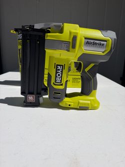 Ryobi One +18V 18 Ga AirStrike Brad Nailer (tool only)