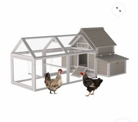 Medium Chicken Coop Predator Proof for 2–5 Chickens with 4 Nesting Boxes - PET89