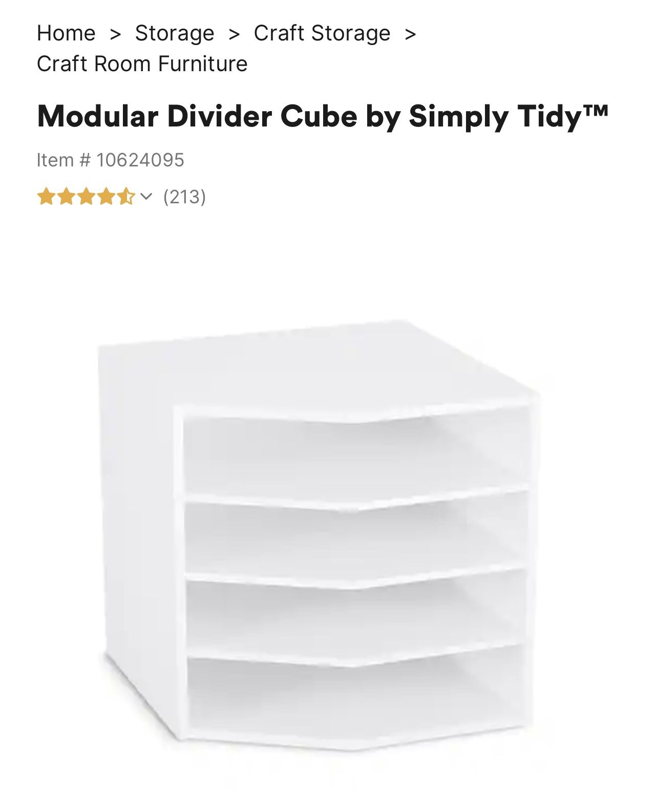  Simply Tidy Modular Divider Cube : Home & Kitchen