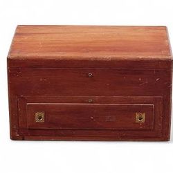 Vintage Mahogany Flatware Chest 