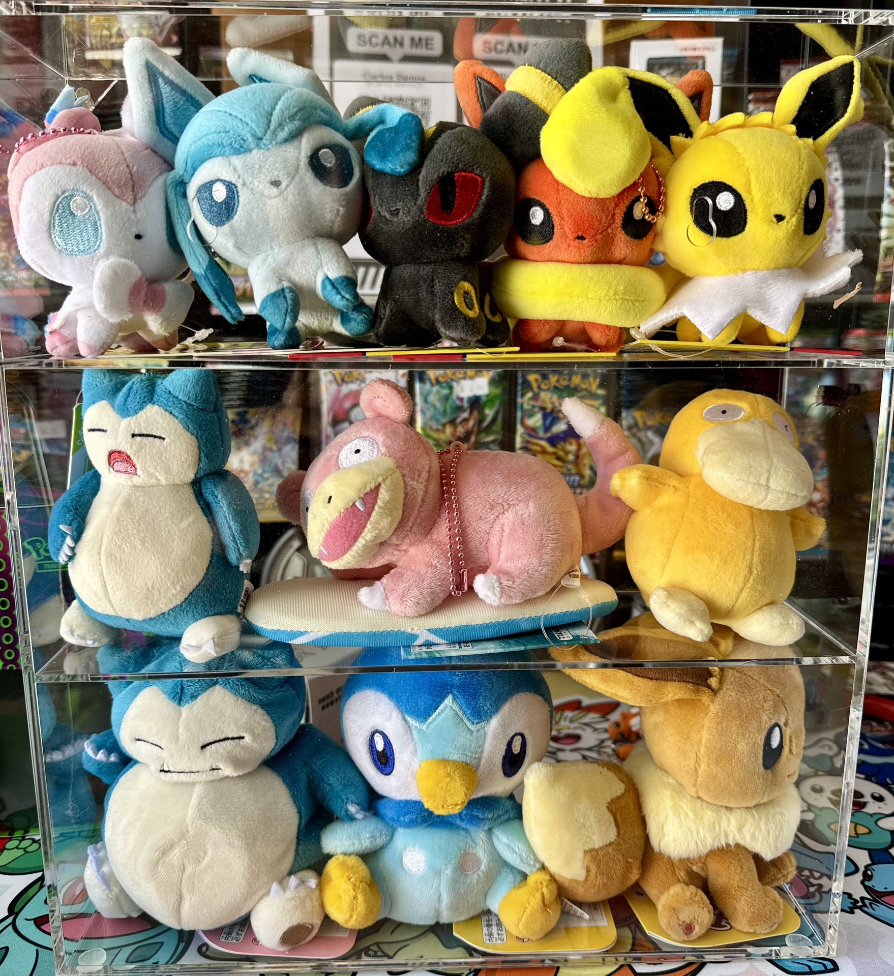 Pokemon Center Plushies