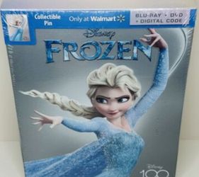 Frozen BLU RAY with Collectible Pin