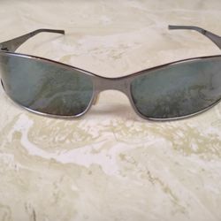 Vintage Christian Roth Platinum Wrap Around Sunglasses with original receipt,case+cloth