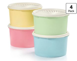 Tupperware Pastel Storage Containers Set of 4