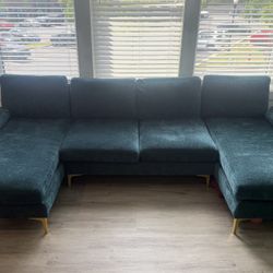 110” Sectional Couch 