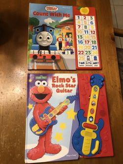 Sound books Elmo and Thomas the train