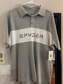 New Spyder Men's Polo Shirt with Tags