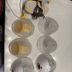 Momcozy M5 breast pump and Medela Freestyle Hands-Free Double Electric Breast Pump with Wearable Cup