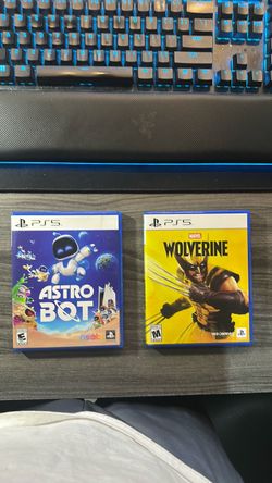 PS5 Games - Volverine and Astrobot - both for $80 obo