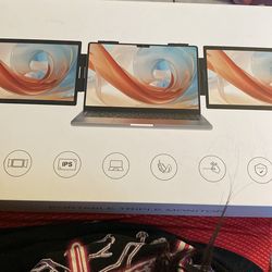 Triple screen monitor
