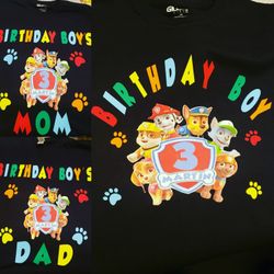 Personalized Bithday shirts