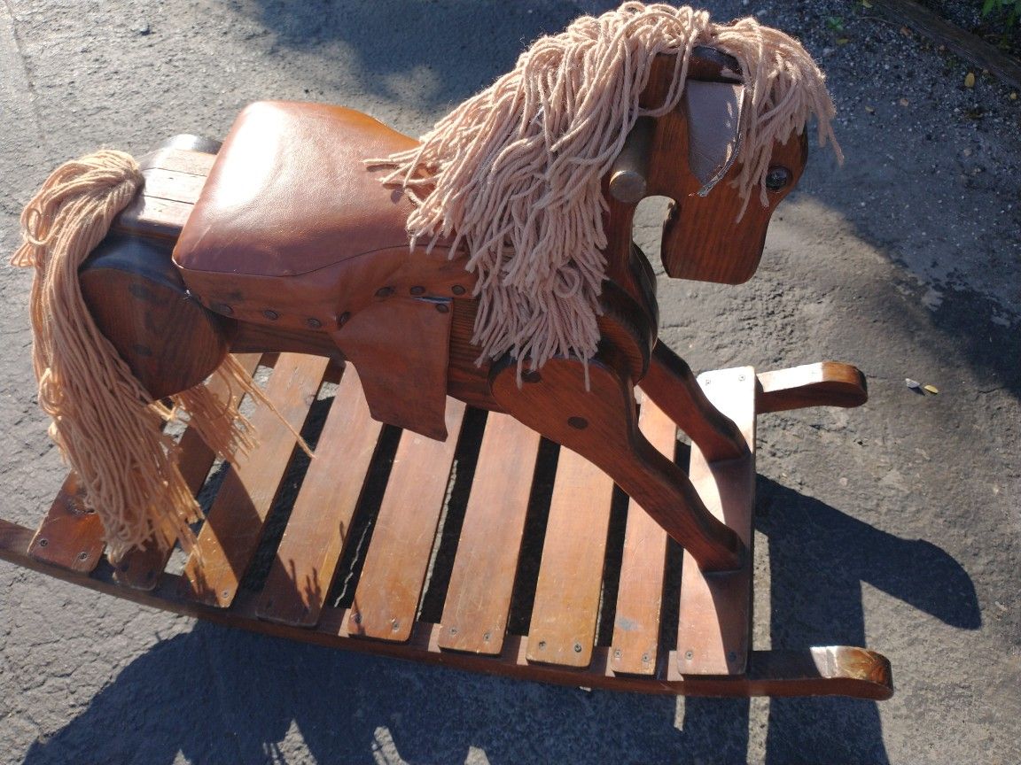 Vintage Children's Rocking Horse 