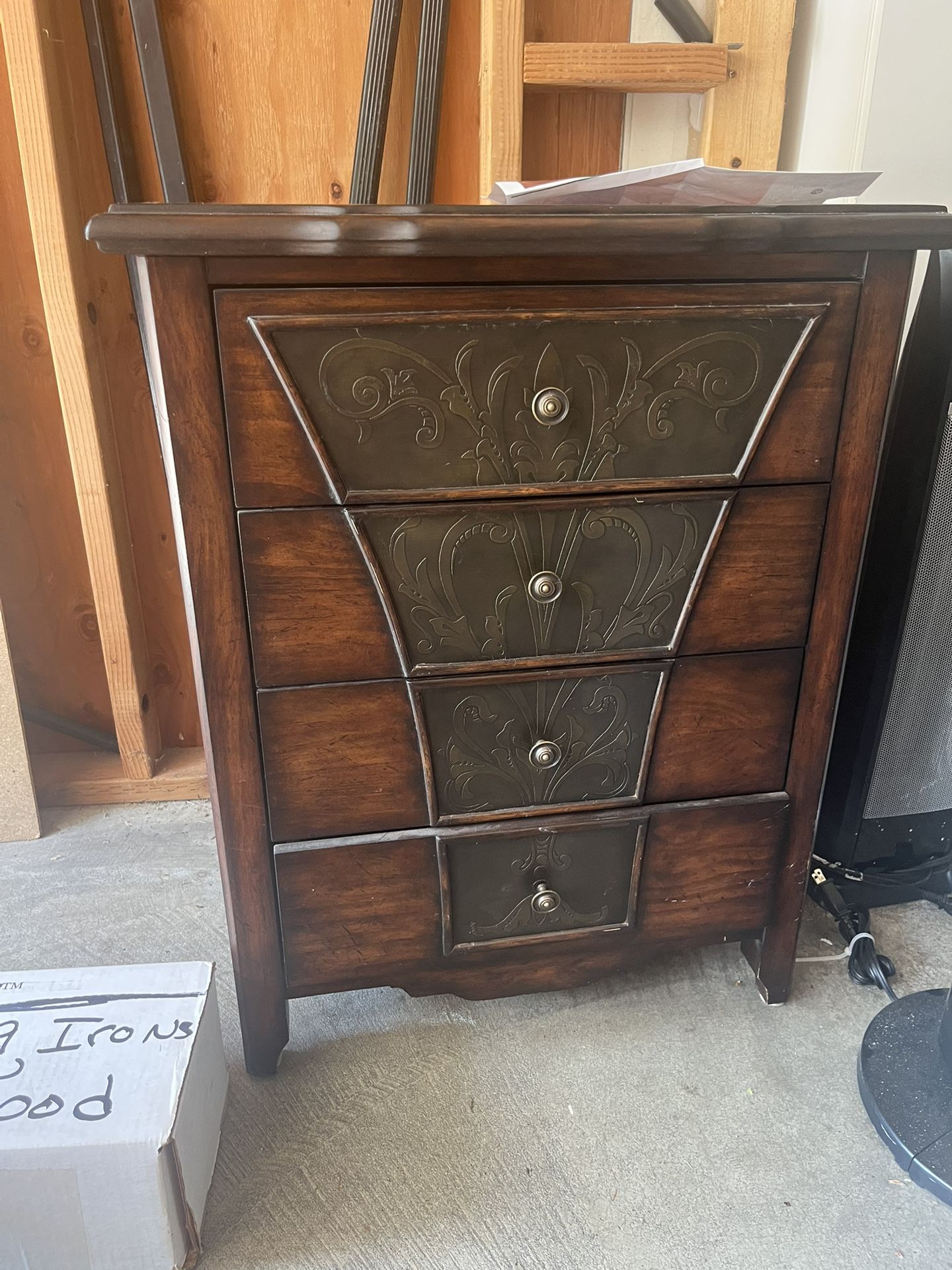 Wood Accent Chest