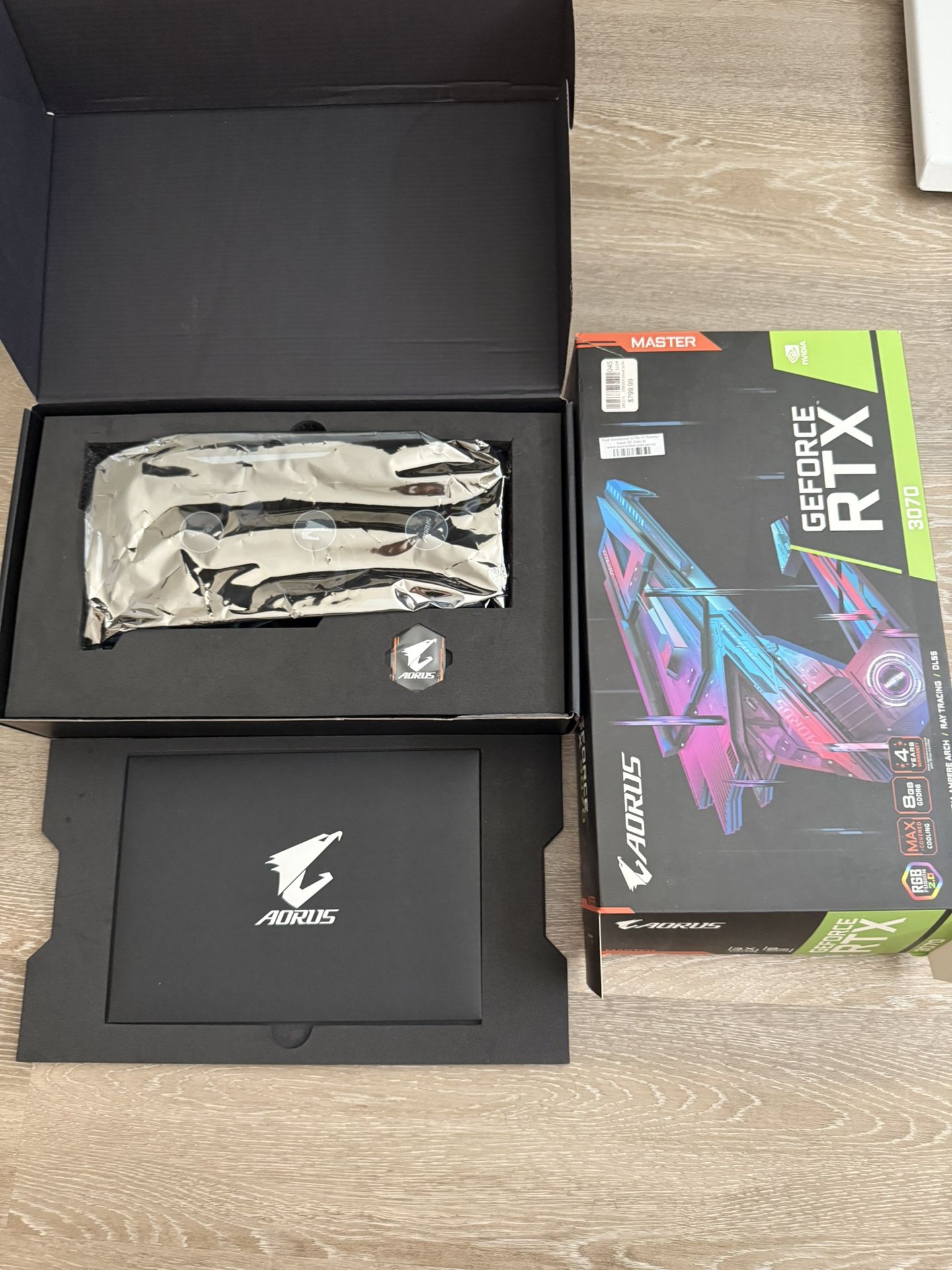 AORUS GeForce RTX 3070 8GB GDDR6 – Like New!