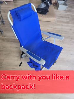 Backpack Folding Chair NEW Beach⛱️ Camping 🏕️ Anywhere!! ✨