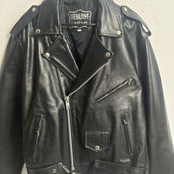 Men’s Black Leather Riding Jacket
