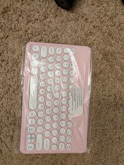 Pink Bluetooth Wireless Keyboard