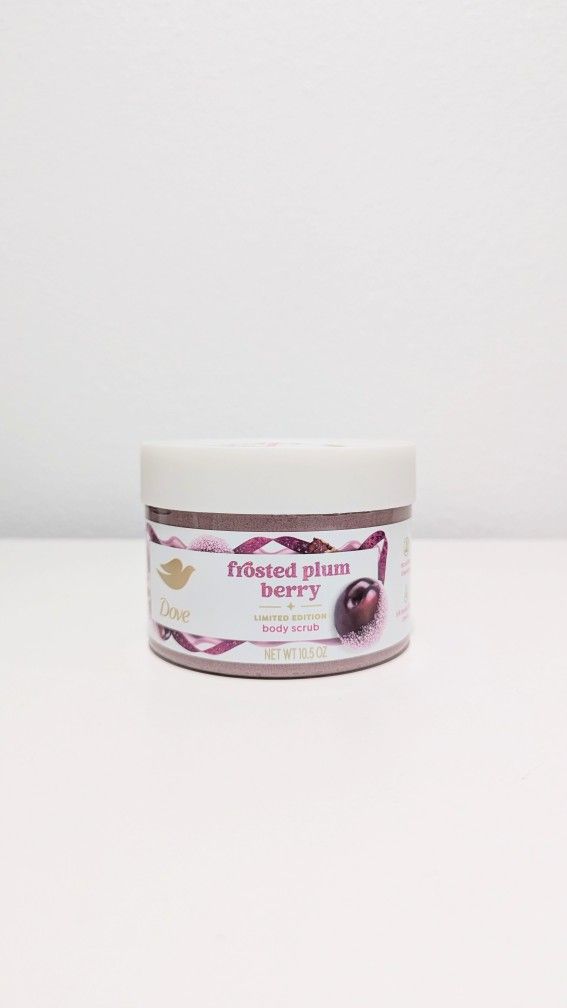 Dove Body Scrub, Frosted Plum Berry, Limited Edition, 10.5oz