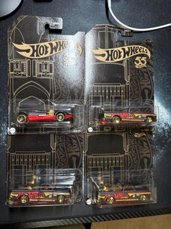 55th Anniversary Hot Wheels 4 Singles