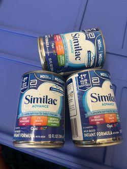 3 Similac Advance Concentrate Infant Formula - 13 fl oz Expiration OCT 1 2026