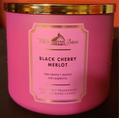 Bath Body 3 Wick Black Cherry Merlot