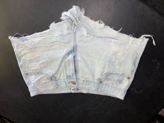 Blue shorts