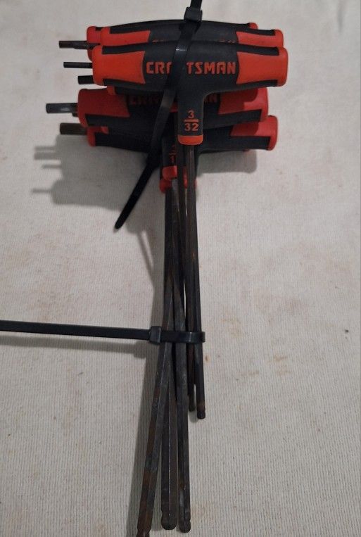 Craftsman SAE T Handle Hex Wrenches