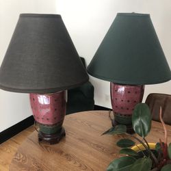Matching Vintage Lamps